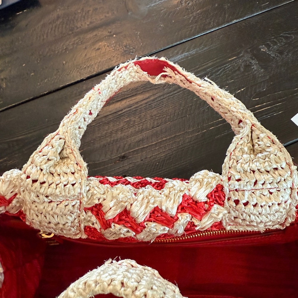 Prada Raffia Tote Bag - Picture 9 of 12